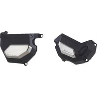 91109 - Polisport Clutch & Alternator Cover Kit For Yamaha FJ-09 850 2014-2017 - Black