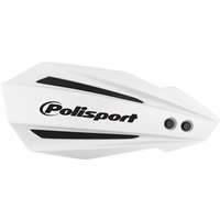 Image of 8308500030 - Polisport MX Bullit Hand Guards For Honda CRF450R 2021-2022 - White