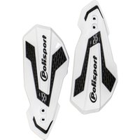 Image of 8308200057 - Polisport MX Flow Hand Guards For Husqvarna FE250 2018-2021 - Black/White