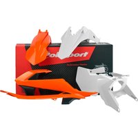 Image of 90682 - Polisport Plastics Kit For KTM SX65 2016-2023 - OEM 2016/Orange/White