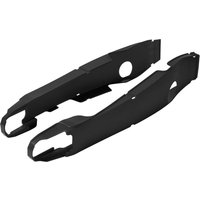 Image of 8456800001 - Polisport Swingarm Protectors For Yamaha WRF250 2011-2014 Rear - Black