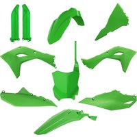 Image of 91361 - Polisport Plastics Kit For Kawasaki KX450 2024-2026 - Green