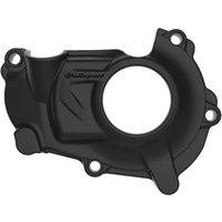 Image of 8465300001 - Polisport Ignition Cover Protector For Yamaha WRF450 2019-2023 - Black