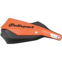 Image of 8308800004 - Polisport Trail Blazer Hand Guards - Black/Orange