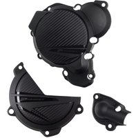 91378 - Polisport Full Engine Protector Kit For KTM SX250 2023-2024 - Black