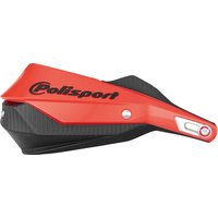 Image of 8308800006 - Polisport Trail Blazer Hand Guards - Black/Red