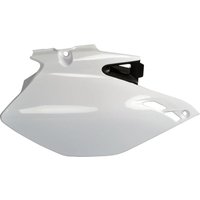 Image of 8604300001 - Polisport Side Panels For Yamaha WRF250 2007-2014 - Black/OEM/White