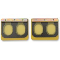 Image of PSR-169 - Boyesen Replacement Pro Series Reed Set for RAD Valve For Kawasaki KX250 2002-2008 - Carbon Fiber/Yellow