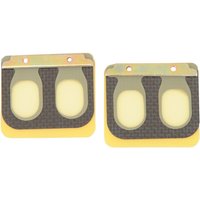 Image of PSR-181 - Boyesen Replacement Pro Series Reed Set for RAD Valve For Honda CR125 2003 - Carbon Fiber/Yellow