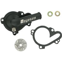 WPK37B - Boyesen Supercooler Water Pump Cover & Impeller Kit For Yamaha WRF250 2001-2013 - Black
