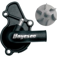 WPK-26B - Boyesen Supercooler Water Pump Cover & Impeller Kit For Suzuki RMZ450 2005-2007 - Black
