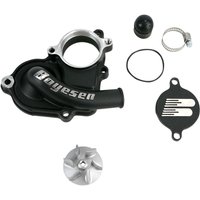 WPK-26AB - Boyesen Supercooler Water Pump Cover & Impeller Kit For Suzuki RMX450Z 2010-2019 - Black
