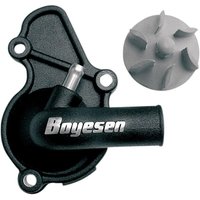 WPK-08B - Boyesen Supercooler Water Pump Cover & Impeller Kit For Honda TRX450 FE 2004 - Black