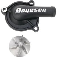WPK06AB - Boyesen Supercooler Water Pump Cover & Impeller Kit For Honda CRF450R 2009-2016 - Black
