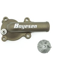 WPK-18CM - Boyesen Supercooler Water Pump Cover & Impeller Kit For Kawasaki KX250 2021-2024 - Magnesium