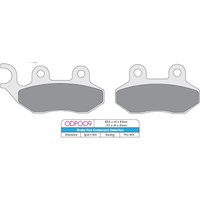 ODP009 - DP Brakes ODP Organic Brake Pads For Peugeot Belville 125 ABS 2017-2020 Fits Front Or Rear