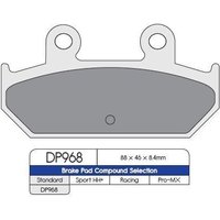 DP968 - DP Brakes Standard Sintered Metal Brake Pads For Suzuki AN 400 2007-2009 Rear