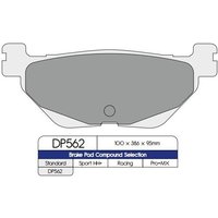 DP562 - DP Brakes Standard Sintered Metal Brake Pads For Yamaha XP 530 T-Max 2012-2017 Rear