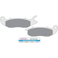 ODP014 - DP Brakes ODP Organic Brake Pads For Honda ANF 125 2007-2012 Fits Front Or Rear
