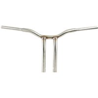Image of LA-7338-14SS - LA Choppers Kage Fighter Welded Bent-Riser Handlebar For Harley Davidson FLD 1690 2012-2013 35.5 cm (14") - Polished
