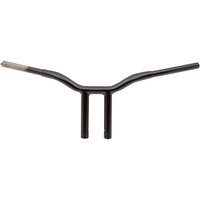 Image of LA-7337-10B - LA Choppers Kage Fighter Welded Straight-Riser Handlebar 25.5 cm (10") - Black