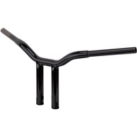 LA-7337-08B - LA Choppers Kage Fighter Welded Straight-Riser Handlebar 20.5 cm (8") - Black