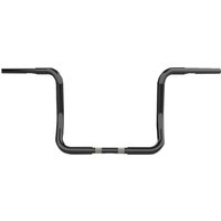 Image of LA-7325-12B - LA Choppers Twin Round Handlebar For Harley Davidson FLH 1868 ABS 2021 30.5 cm (12") - Black
