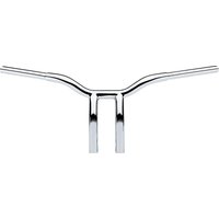 Image of LA-7338-10 - LA Choppers Kage Fighter Welded Bent-Riser Handlebar 25.5 cm (10") - Chrome