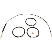 LA-8059KT-16B - LA Choppers Standard Black Vinyl Handlebar Cable/Brake Hose Kit For Harley Davidson FLHX 1923 ABS 2024-2025 38 cm - 43 cm (15" - 17") - Black