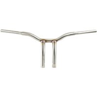 Image of LA-7338-10SS - LA Choppers Kage Fighter Welded Bent-Riser Handlebar For Harley Davidson FLD 1690 2012-2013 25.5 cm (10") - Polished