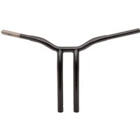 Image of LA-7338-16B - LA Choppers Kage Fighter Welded Bent-Riser Handlebar 40.5 cm (16") - Black