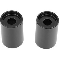 LA-7414-03B - LA Choppers Handlebar Riser Extensions 2" - 1-1/4" - Black/Gloss