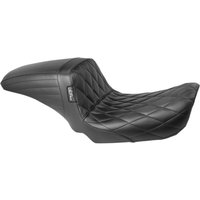 Image of LK-591DM - LE Pera Kickflip Seat For Harley Davidson FLD 1690 2012-2013 Diamond - Black