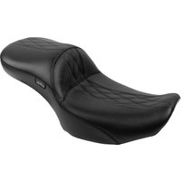 Image of LV-957DLHR2 - LE Pera Maverick Daddy Long Legs Seat For Harley Davidson FLHX 1750 ABS 2023 Diamond/GT 2/HR 2 Inlay - Black