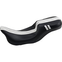 Image of LK-997DLGT1 - LE Pera Outcast Daddy Long Legs Seat For Harley Davidson FLH 1868 ABS 2021 Double Diamond - Black/White