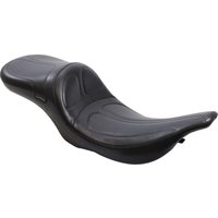 Image of LN-957DL - LE Pera Maverick Daddy Long Legs Seat For Harley Davidson FLHT 1340 1997-1998 Stitched - Black