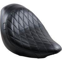 Image of LK-010SPDM - LE Pera Sanora Sport Solo Seat For Harley Davidson FLSTF 1450 2006 Diamond - Black