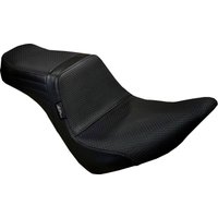 Image of LYR-580BW - LE Pera Tailwhip Seat For Harley Davidson FLFB 1750 ABS 2018-2020 Basketweave - Black
