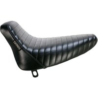 Image of LN-007PT - LE Pera Bare Bones Solo Seat For Harley Davidson FLST 1340 1986-1990 Pleated - Black