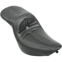 Image of LN-910DL - LE Pera Maverick Daddy Long Legs Seat For Harley Davidson FLST 1340 1986-1990 - Black
