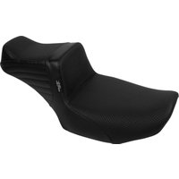 Image of LV-587DLBW - LE Pera Tailwhip Daddy Long Legs Seat For Harley Davidson FLHX 1750 ABS 2023 Basketweave - Black