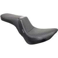 Image of LY-543BW - LE Pera Daytona 2 Up Seat For Harley Davidson FLSL 1750 ABS 2018-2021 Basketweave - Black