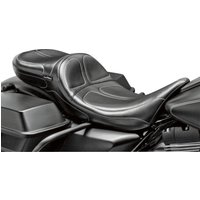 Image of LK-957DL - LE Pera Maverick Daddy Long Legs Seat For Harley Davidson FLHR 1584 2008-2011 Stitched - Black