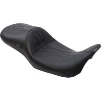 Image of LK-957DLHR2 - LE Pera Maverick Daddy Long Legs Seat For Harley Davidson FLH 1868 ABS 2021 HR Inlay Double Diamond/Perforated - Black