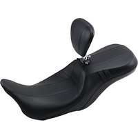 Image of LK-997BRGT3 - LE Pera Outcast GT Seat With Backrest For Harley Davidson FLH 1868 ABS 2021 Carbon Fiber - Black