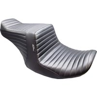 Image of LVU-587PT - LE Pera Tailwhip Up Front Seat For Harley Davidson FLHTK 1868 ABS 2023-2024 Pleated - Black