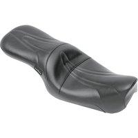 Image of LT-906 - LE Pera Sorrento 2 Up Seat For Harley Davidson XL1200C 1996-2003 Stitched - Black
