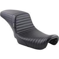 Image of LK-591DLPT - LE Pera Kickflip Daddy Long Legs Seat For Harley Davidson FLD 1690 2012-2013 Pleated - Black