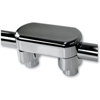 Image of LA-7446-01 - LA Choppers Hefty Handlebar Riser & Top Clamp Kit For Harley Davidson FLD 1690 ABS 2015-2016 38.1 mm (1-1/2") - Chrome