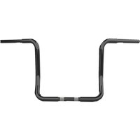 Image of LA-7325-14B - LA Choppers Twin Round Handlebar For Harley Davidson FLH 1868 ABS 2021 35.5 cm (14") - Black